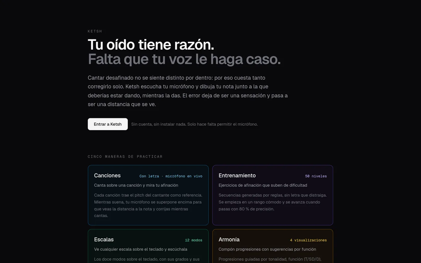 La portada de Ketsh: el error deja de ser una sensación y pasa a ser una distancia que se ve.