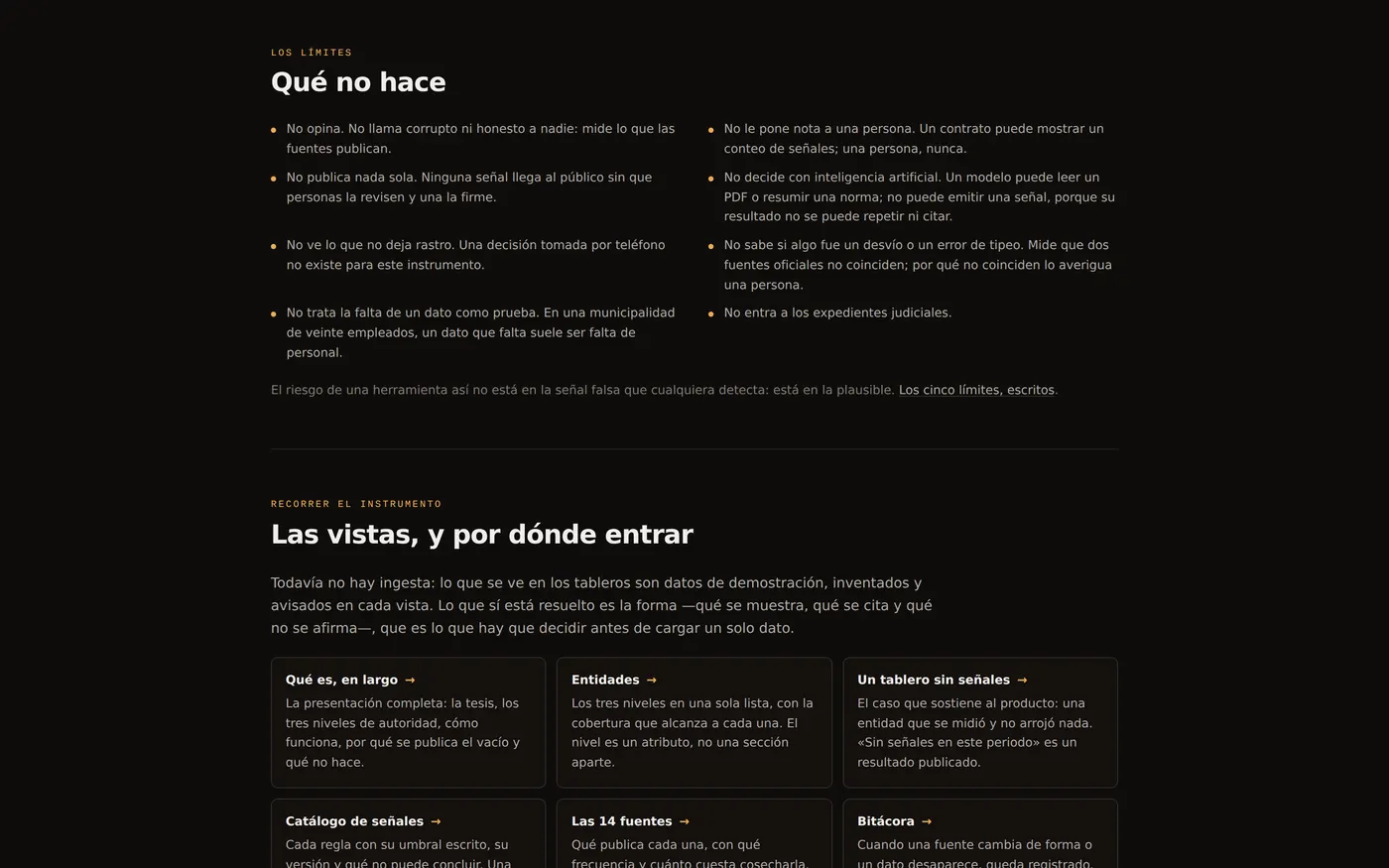 Las entidades del Estado, en los tres niveles de autoridad.